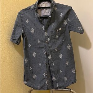 Sovereign Code Charcoal Shirt with White Pattern